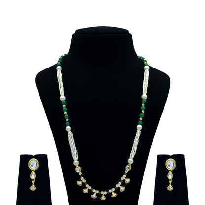 Sujwel Kundan Jewellery Set (08-0542)