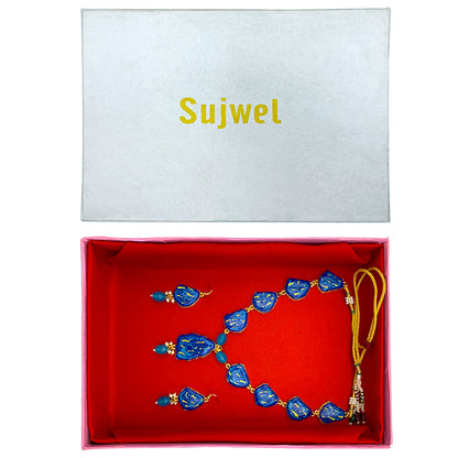 Sujwel Necklace Set with Earrings, for Girls and Women (08-0512)