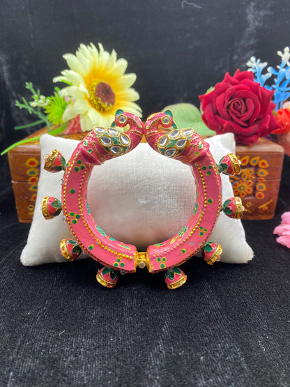 Kundan Meenakari kada for Woman - Free size (SUJ12-0101)