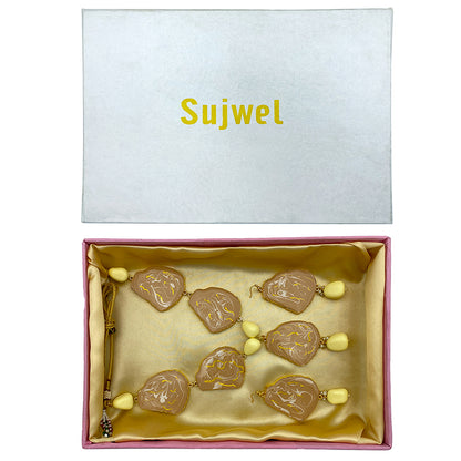 Sujwel Necklace Set with Earrings, for Girls and Women (08-0498)