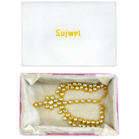 Thumbnail for Sujwel Gold Plated Women Traditional Design Maang Tikka (04-0114) - Sujwel